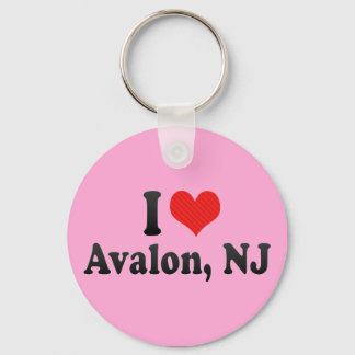 I Love Avalon, NJ Key Ring