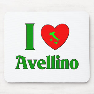 I Love Avellino Italy Mouse Mat