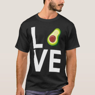 I Love Avocado Avocado Vegan T-Shirt