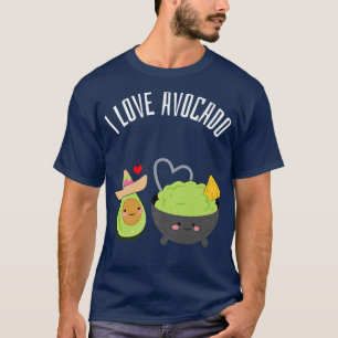 I Love Avocado Cute Avocados Healthy Eating Clean T-Shirt