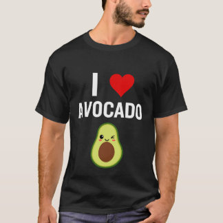 I Love Avocado Shirt Funny Avocado Lover Humour