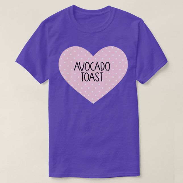 I love Avocado Toast Classic TShirt (Design Front)