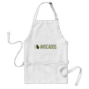 I Love Avocados Standard Apron