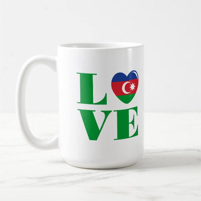 I love Azerbaijan Coffee Mug (Left)