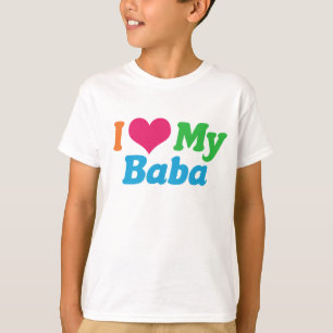 I Love Baba Kids T-Shirt