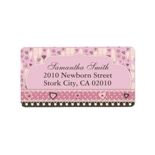 I Love Babies Address Label (Front)