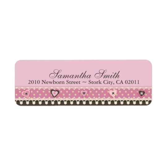 I Love Babies Return Label Return Address Label