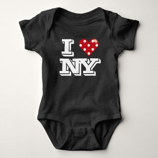 I Love Baby Bodysuit (Front)