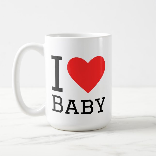I love baby coffee mug (Left)