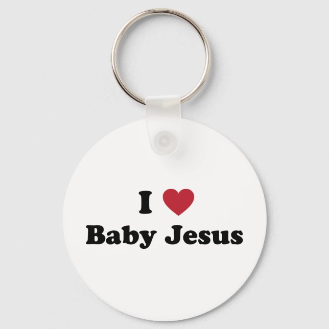 I love baby jesus key ring (Front)