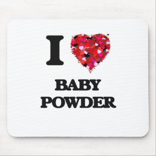 I Love Baby Powder Mouse Mat