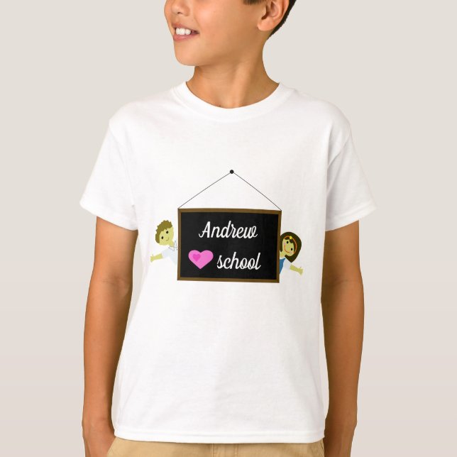 I love Back to School T-Shirt (Front)