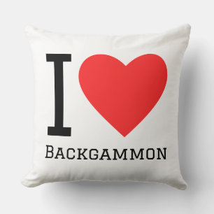 I love backgammon cushion