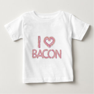 I Love Bacon Baby T-Shirt