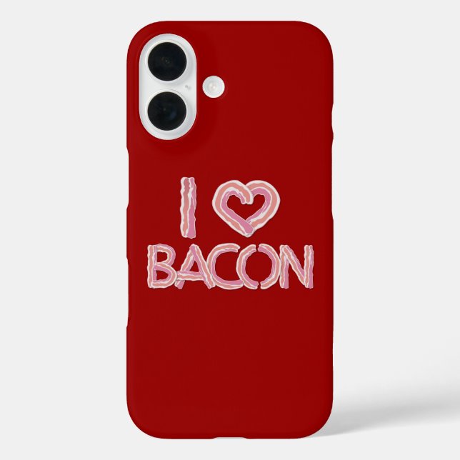 I Love Bacon Case-Mate iPhone Case (Back)