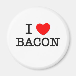 I Love BACON ( food ) Magnet