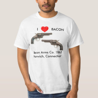 I love Bacon gun shirt