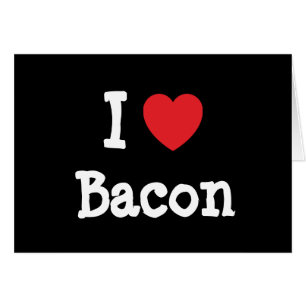I love Bacon heart T-Shirt
