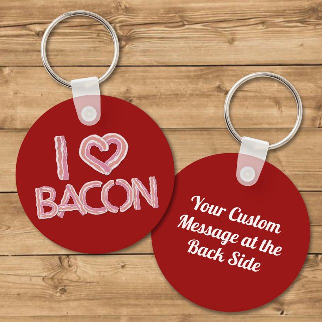 I Love Bacon Key Ring (Creator Uploaded)