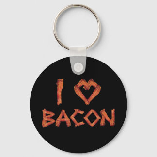 I Love Bacon Key Ring