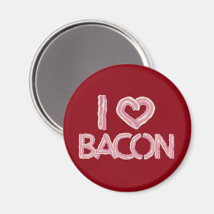 I Love Bacon Magnet