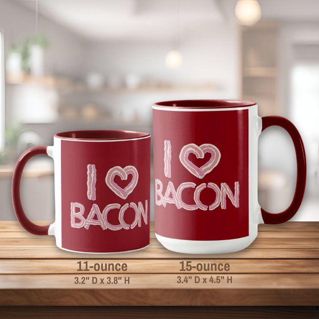 I Love Bacon Mug (Creator Uploaded)