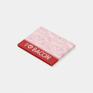 I Love Bacon Post-it Notes