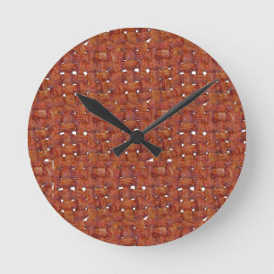 I Love Bacon Round Clock