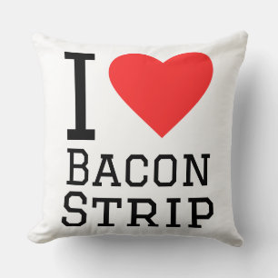 I love bacon strip cushion