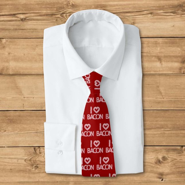 I Love Bacon Tie (Creator Uploaded)