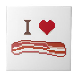 I Love Bacon Tile