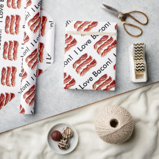 I Love Bacon Wrapping Paper