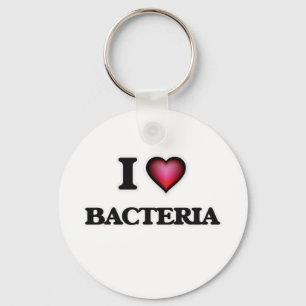 I Love Bacteria Key Ring