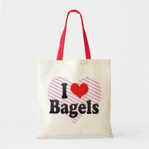 I Love Bagels Tote Bag