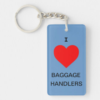 I love baggage handlers key chain / luggage tag