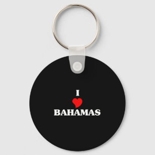 I Love Bahamas Key Ring