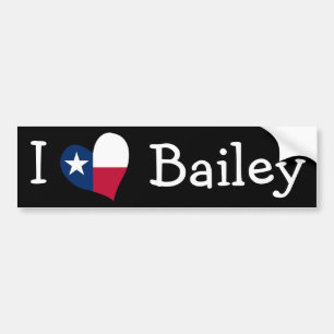 I Love Bailey Bumper Sticker