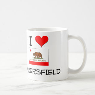 I Love BAKERSFIELD California Coffee Mug