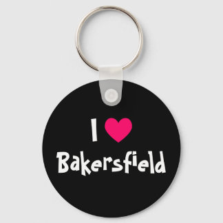 I Love Bakersfield Key Ring