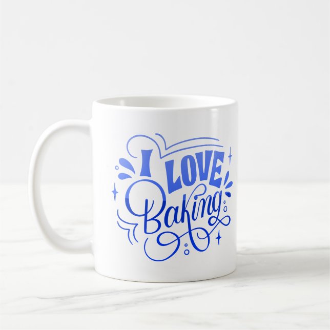 I LOVE BAKING COFFEE MUG (Left)