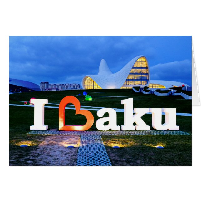 I love Baku (Front Horizontal)