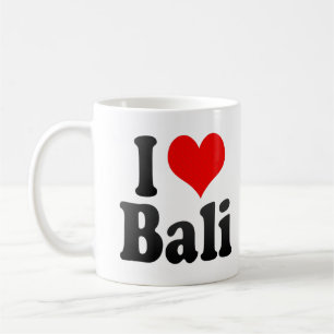 I Love Bali, India. Mera Pyar Bali, India Coffee Mug