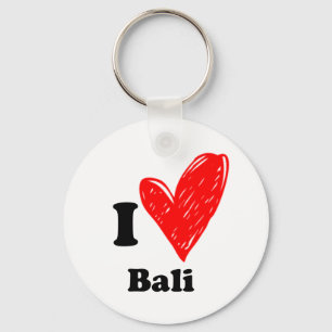 I love Bali Key Ring
