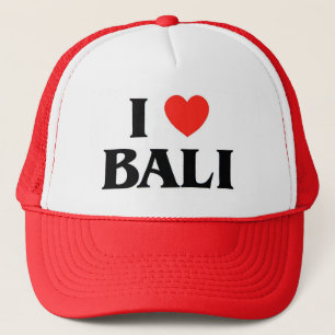 I Love Bali Trucker Hat