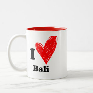 I love Bali Two-Tone Coffee Mug