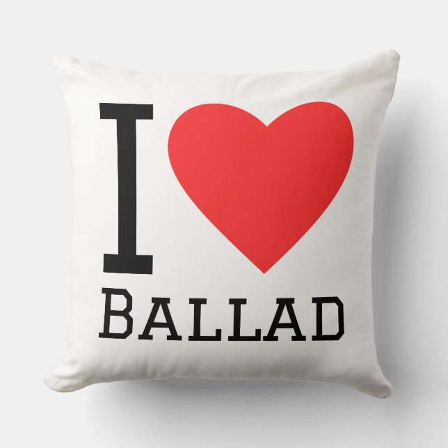 I love ballad cushion (Front)