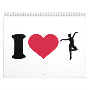 I love Ballerina dancing Calendar