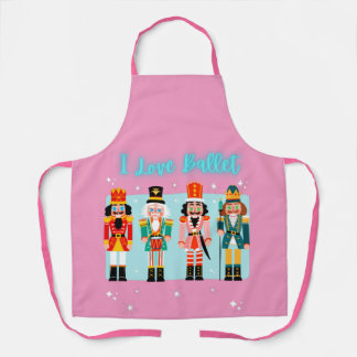 I Love Ballet Nutcrackers   Apron