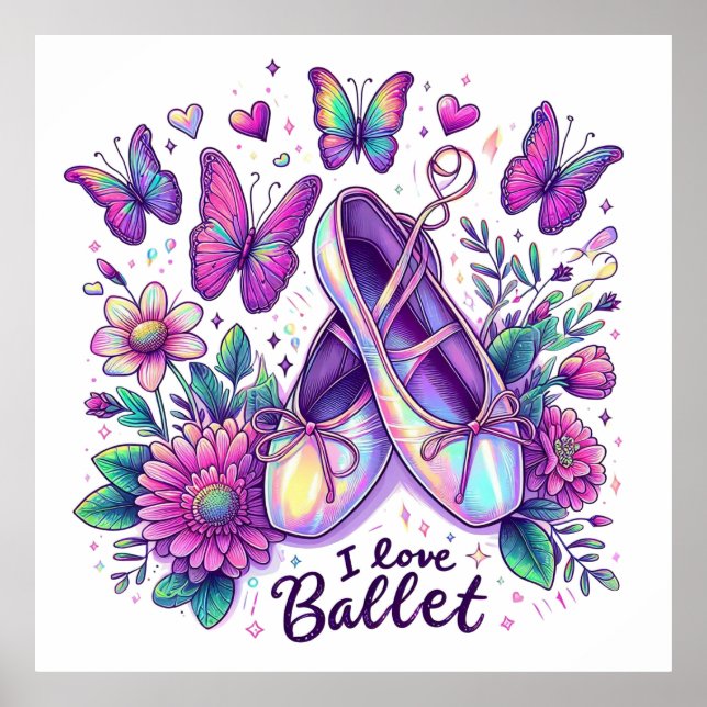 I Love Ballet Poster (Front)