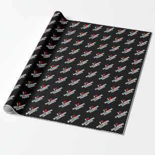 I LOVE BALLROOM DANCE WRAPPING PAPER